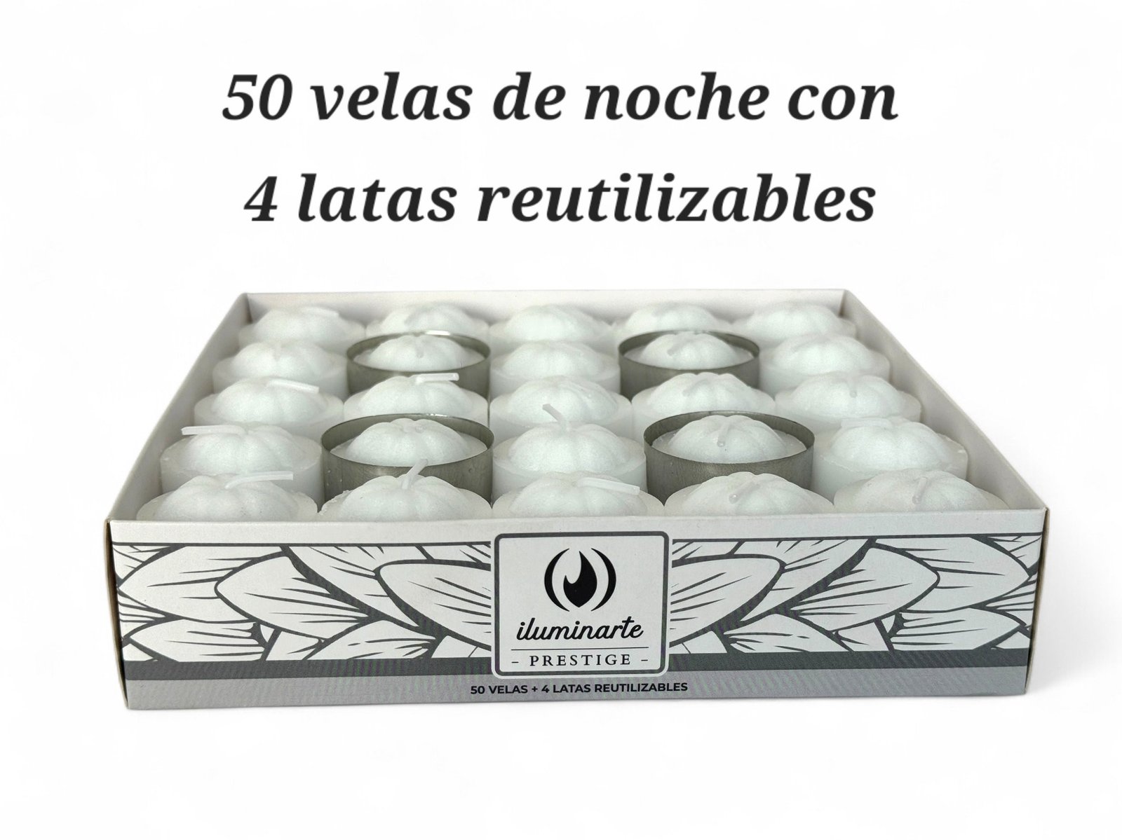 005 - Velas de Noche Iluminarte x 50 unid.