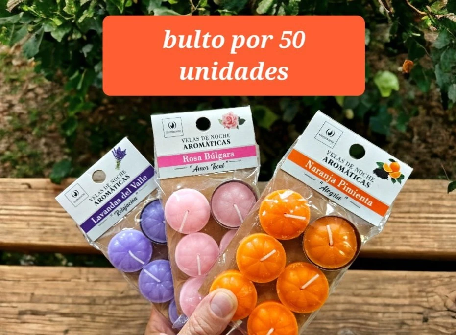 008BB - Velas de Noche Arom. x 6 Colgable Btox50