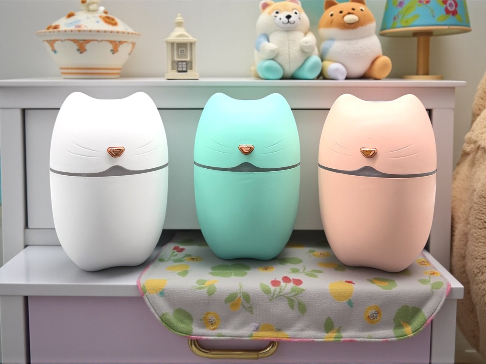 708M - Humidificador Gatito 260ml 11,6 cm