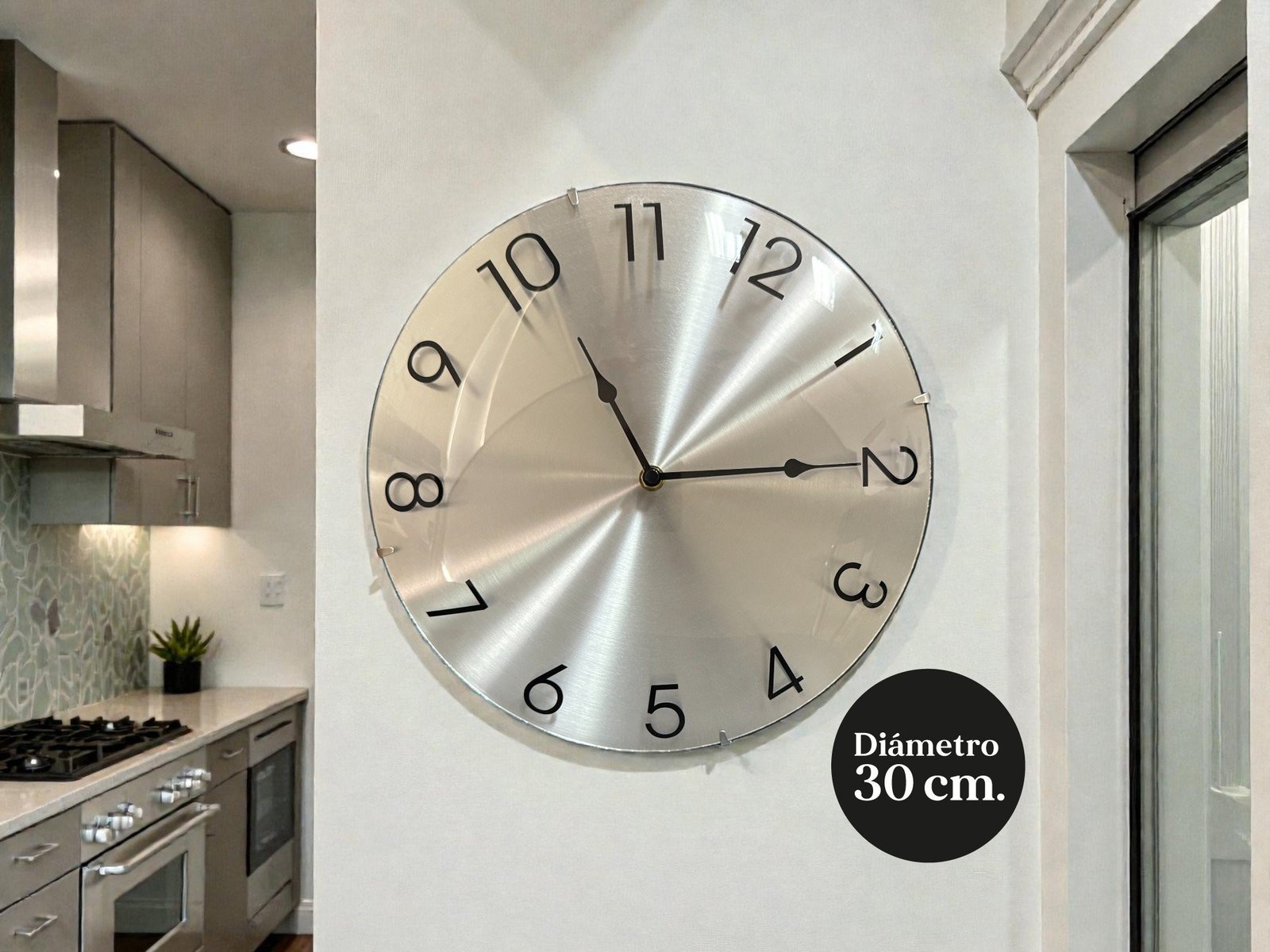 793T - Reloj de Pared Metalico 30cm