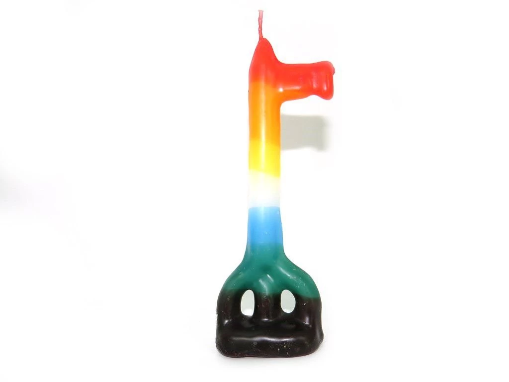 319A - Vela Llave 7 Colores 15 x 5 cm