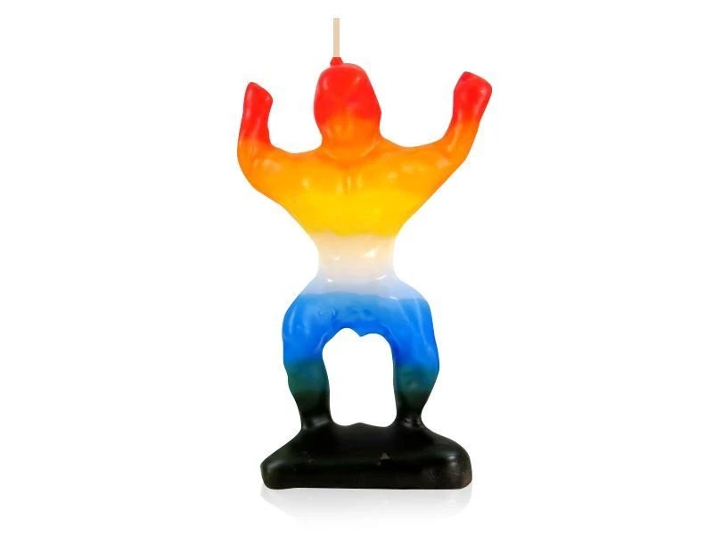 357A - Vela Sansón 7 Colores 14 x 8.5 cm